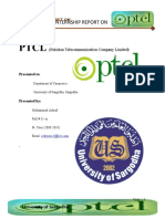 Final Internship Report On PTCL