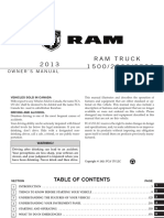 2013 Ram 1500-2500-3500 Owner's Manual