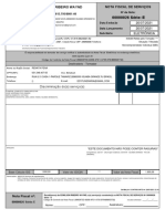 Nota fiscal serviços funeral completo