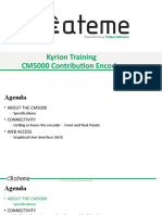 Kyrion Training CM5000 Contribution Encoder: Transforming