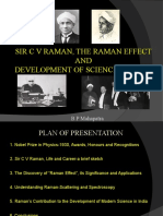 Sir C V Raman, The Raman Effect AND Development of Science in India