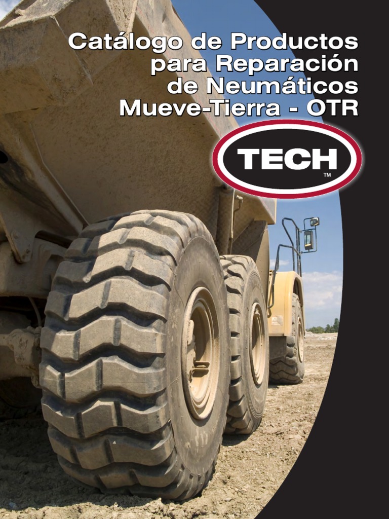 Catálogo de Productos para Reparación de Neumáticos Mueve-Tierra OTR de Productos para Reparación de Neumáticos Mueve-Tierra - OTR | PDF | Cemento