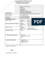 Biodata Mahasiswa Peserta Kuliah