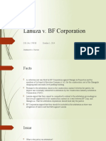 Lanuza v. BF Corporation: G.R. No. 174938 October 1, 2014