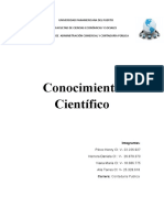 Factor Que Inciden en El Conocimiento Cientifico