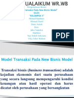 Model Transaksi Pada New Bisnis Model PPT 2