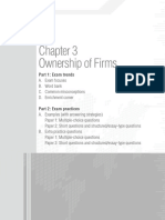 Ownership of Firms: Part 1: Exam Trends