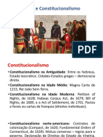 Constituição e Constitucionalismo