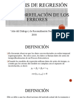 Modelos de regresión con datos de series de tiempo y autocorrelación de errores