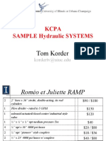 Kcpa SAMPLE Hydraulic SYSTEMS: Tom Korder