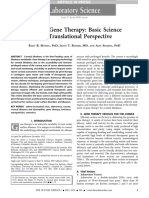 Laboratory Science: Corneal Gene Therapy: Basic Science and Translational Perspective