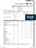 Formulário de alta hospitalar