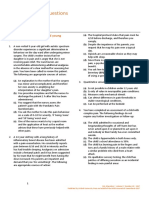 Multiple Choice Questions: Complex Pain in Children and Young People: Part I-Assessment