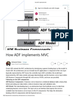 How ADF Implements MVC
