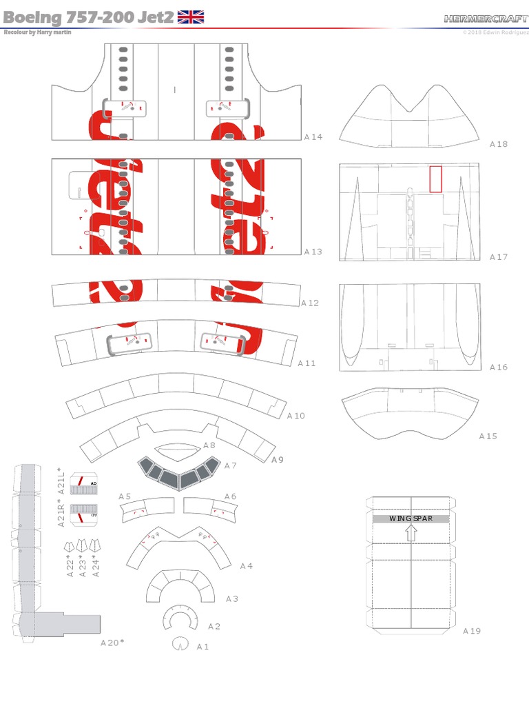 Boeing 757-200 Jet2 | Download Free PDF | Traditional Games ...