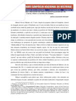 Um Olhar Sobre o Processo de (Des-) Subjetivação Do MC TS