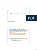 Minimization of Switching Functions