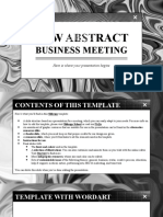 B&W Abstract Business Meeting by Slidesgo
