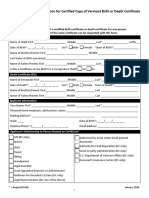 HS - VR - App - Certified Copy Birth Death Form