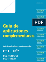 Sony Clie PEG-T415, T615C - Guia de Aplicaciones Complementarias