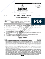 I-Tutor Term Test-4A (Phase-II) English (C-X) - 04-10-2020