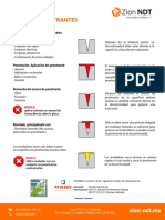 Guía para Realizar Una Prueba de Líquidos Penetrantes