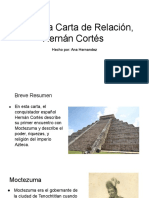 Segunda Carta de Relacion, Hernan Cortes - Ana Hernandez