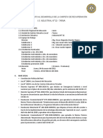 Plan de Seguimiento Al Desarrollo de La Carpeta de Recuperación