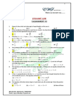 Straight Line Problems and Solutions