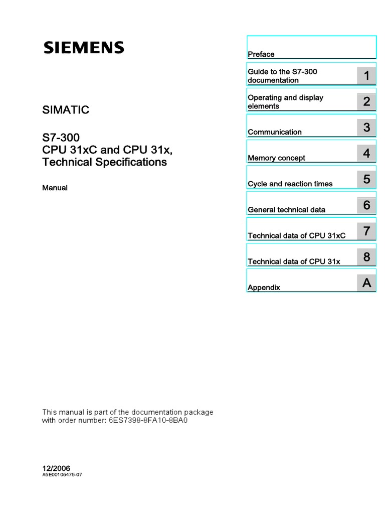 HB CPU31xC Und CPU31x e | PDF | Central Processing Unit | Computer Data ...