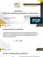 Reacciones Eutéctica, Peritéctica y Eutectoide. Johnnattan Latorre