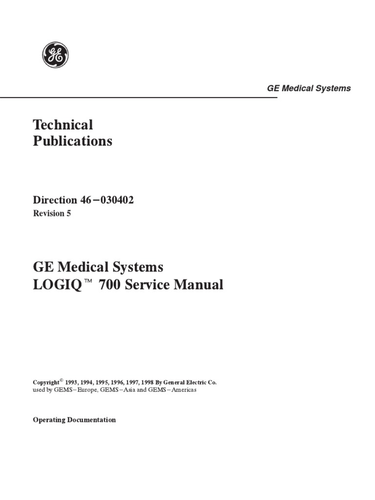 Ultrasonido G E Logiq 700