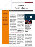 Careers and Asian Studies Advising Brochure