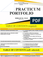 LDM2 Practicum Portfolio With Annotation SAMPLE