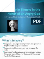 Imagery in Sinners in The Hands of An Angry God: by Swapnanil Deb, Mohammed Mannan, and Pratik Mishra