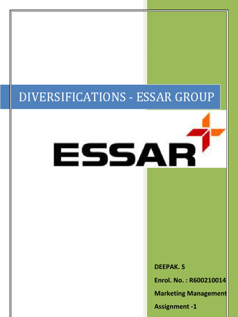 Essar Group's Diversification Strategy | PDF | Oil Refinery | Economies
