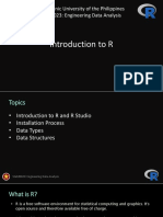 Introduction To R: Polytechnic University of The Philippines Stat20023: Engineering Data Analysis