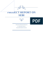 The Securities and Exchange Board of India PROJECT