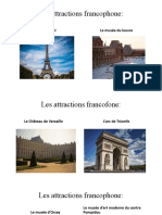 Les attractions francophone