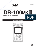 Linear PCM Recorder: Reference Manual