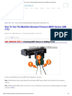 Part 2 -How To Test the Manifold Absolute Pressure (MAP) Sensor (GM 2.2L)