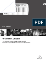 Behringer - UMX250 - Manual - English
