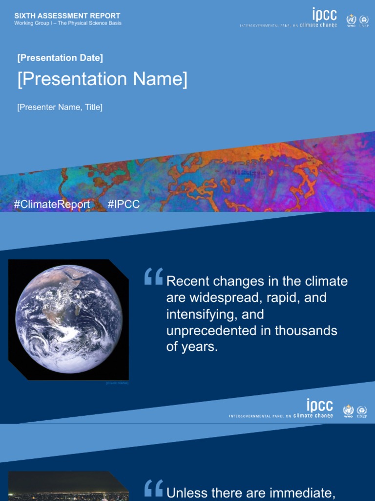IPCC Sixth Assessment Report Summary | PDF | Climate Change ...