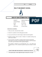 Admiralty Secondary School: C 4 Express Additional Mathematics 2009 4038/01 Paper 1 - 2 Hours