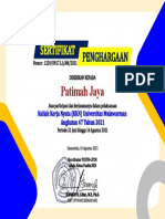 Patimah Jaya (Sertifkat PL Dan UMKM KKN47)