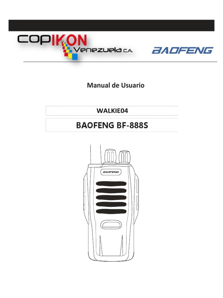 Manual BAOFENG PDF Micrófono Electricidad