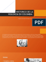 Panorama Historico de La Violencia en Colombia
