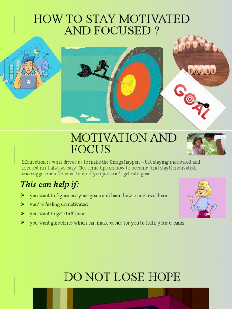 Thumbnail for Strategies For Staying Focused And Motivated