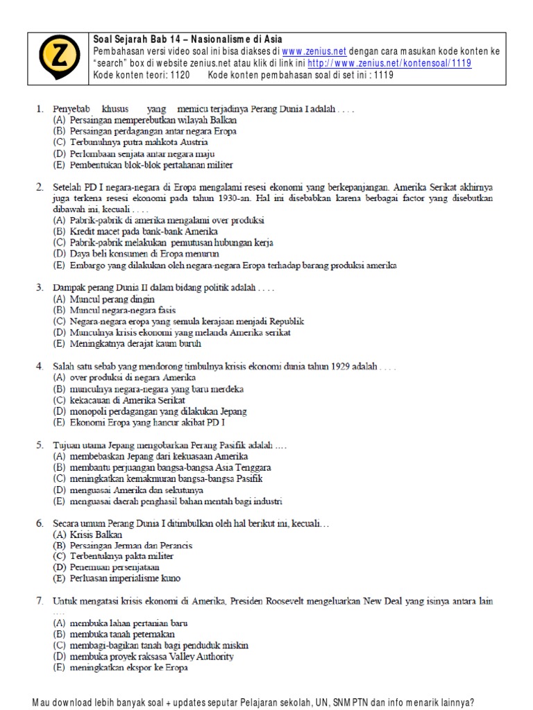 Contoh soal essay perang dunia 2 picture