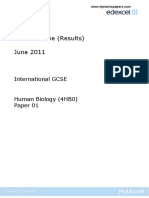 Mark Scheme (Results) June 2011: International GCSE